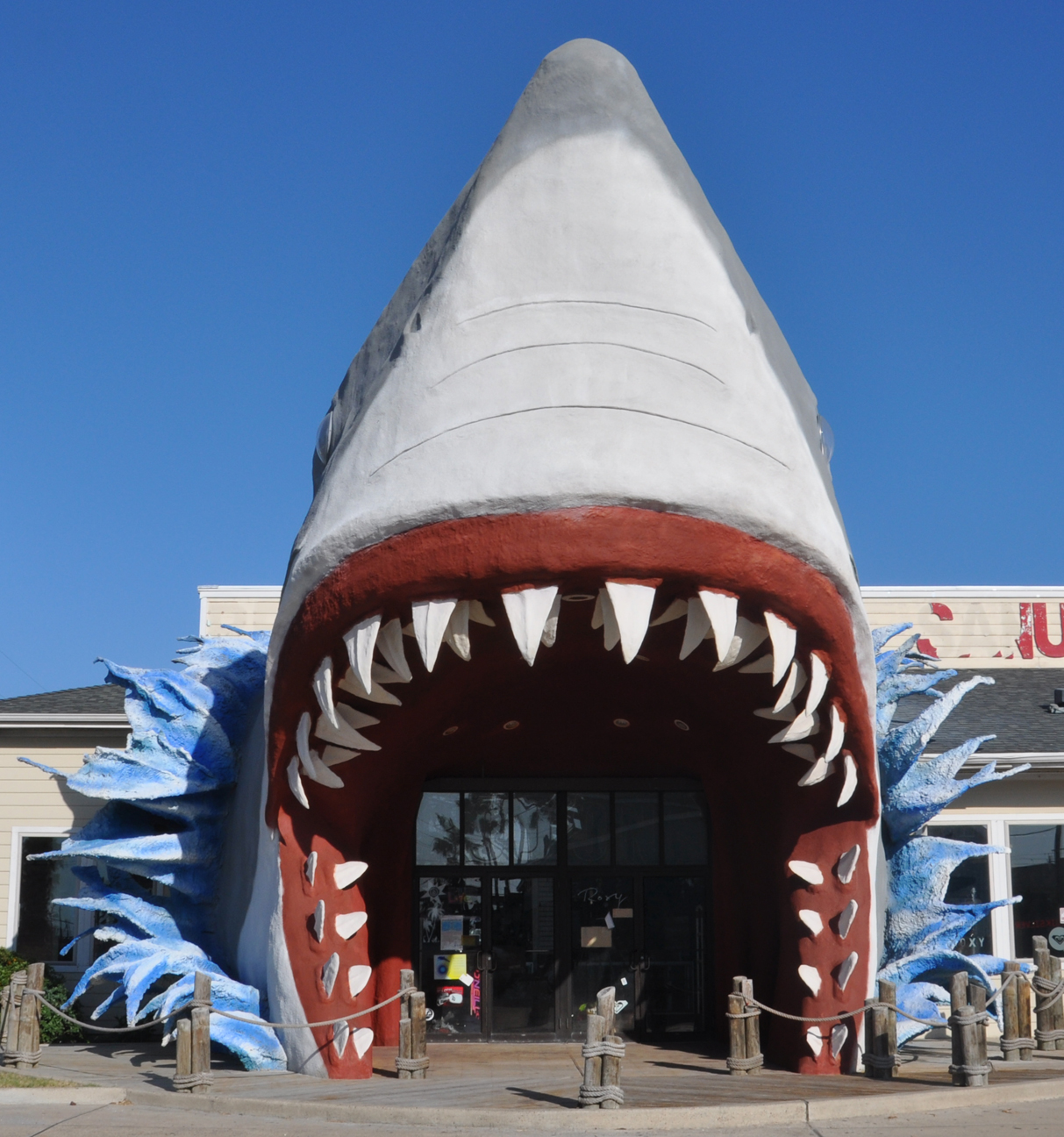 Giant Shark Store Entrance, Garden City Beach, South Carolina